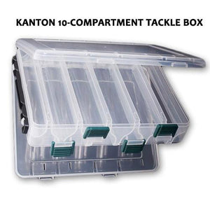 KANTON 10-COMPARTMENT TACKLE BOX